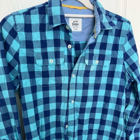 Mini Boden, boys shirt, size 7-8, excellent condition - Picture 1 of 7